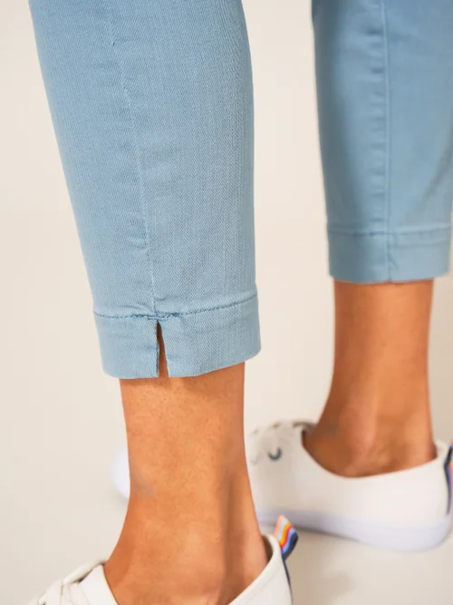 White Stuff Janey Crop Jegging - MID TEAL - 44 Image 2