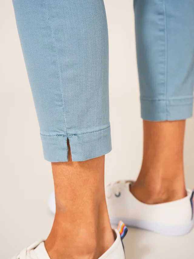 White Stuff Janey Crop Jegging - MID TEAL