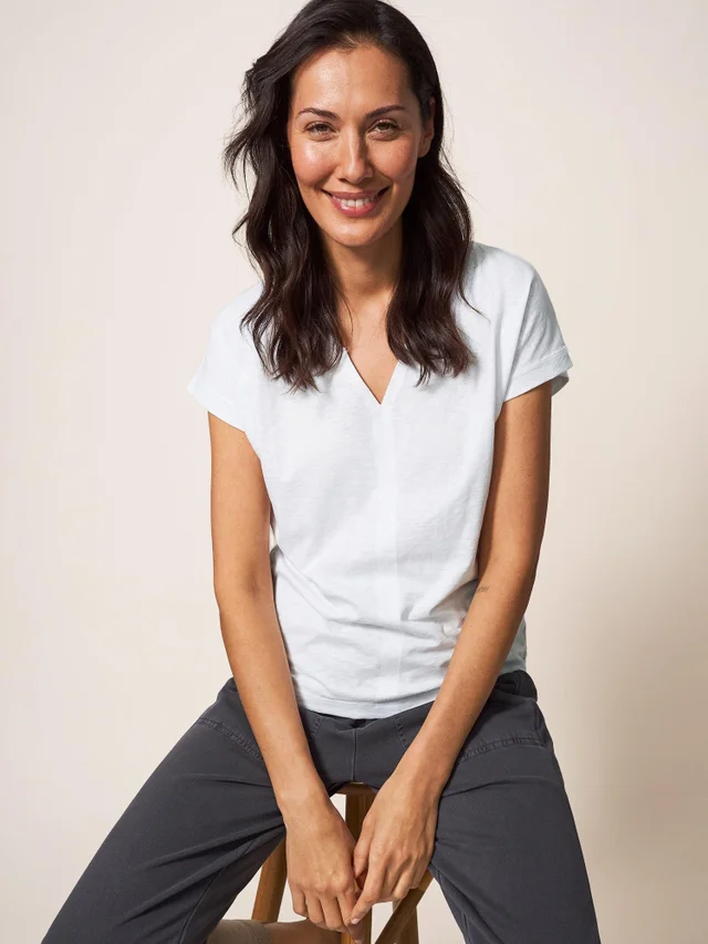 T-shirt Nelly à encolure en V