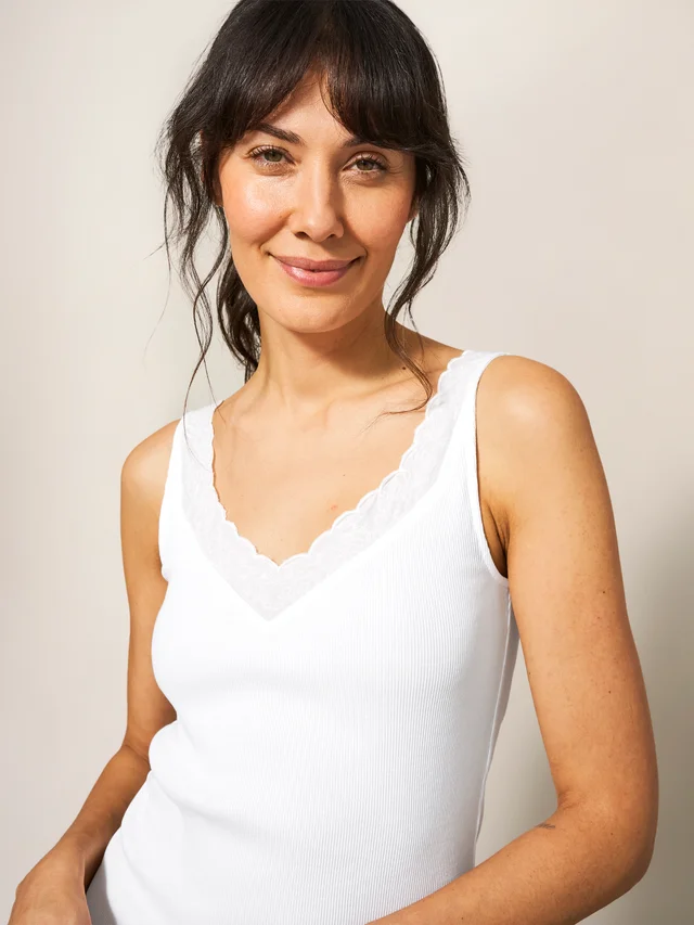 White Stuff Seabreeze Vest - BRIL WHITE