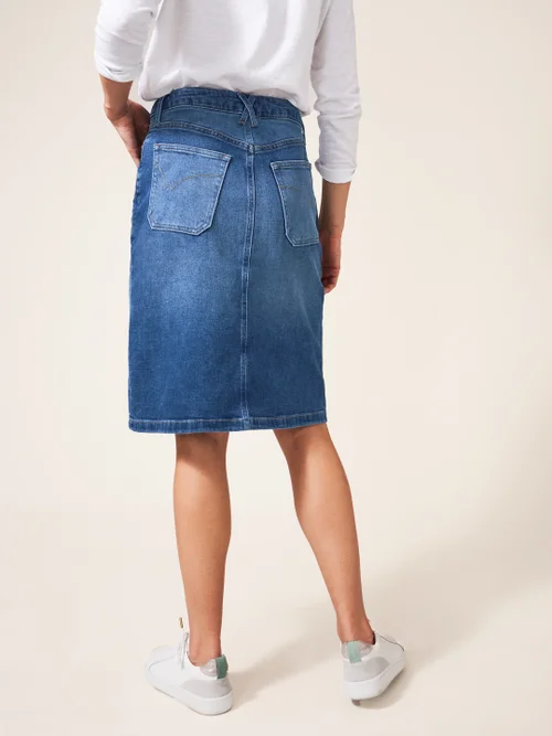White Stuff Jemma Denim Skirt - Mid Denim - 34 Image 4