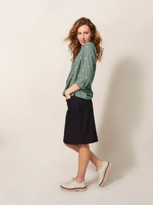 Chemise Sophie En Coton Biologique - Green Mlt - 34 Image 1