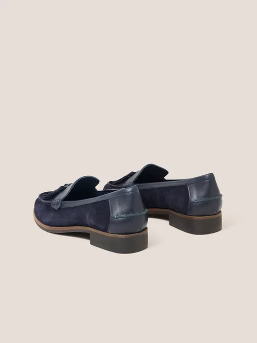 Mocassins en cuir Elba - Dark Navy - 36 Image 4