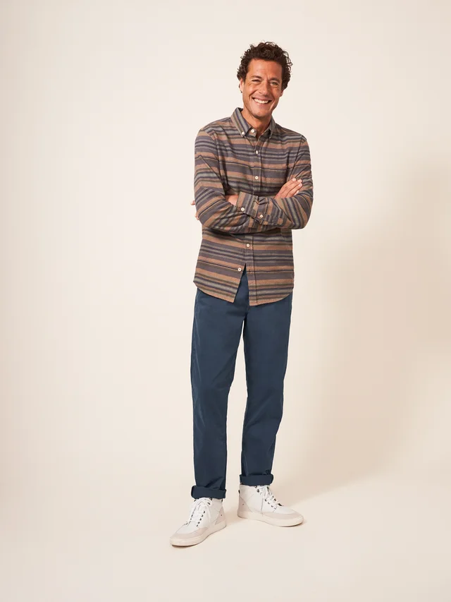 White Stuff Sutton Organic Chino Trouser - Dark Navy