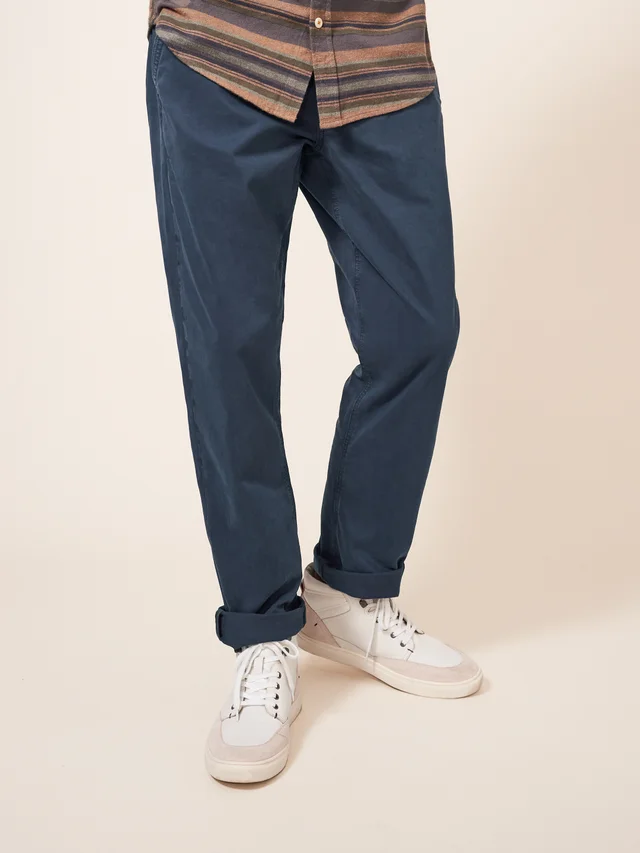 White Stuff Sutton Organic Chino Trouser - Dark Navy