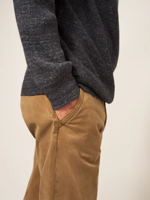 Pantalon chino biologique Sutton - Mid Brown - 30/R Image 2