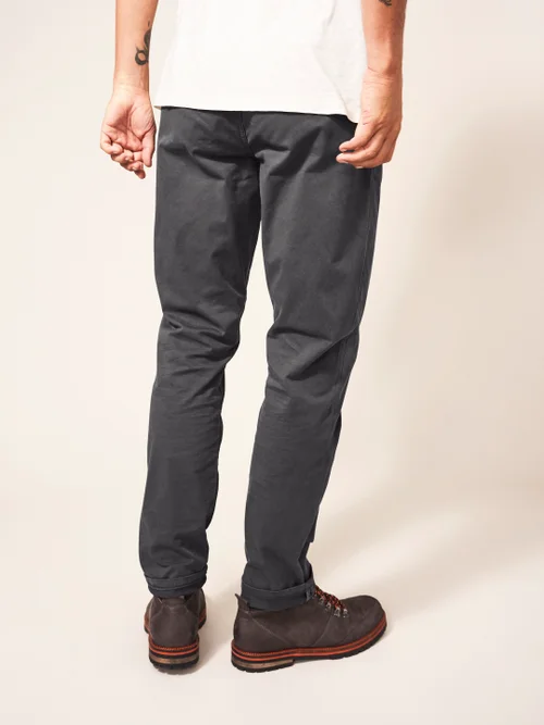 Pantalon chino biologique Sutton - Dk Grey - 30/R Image 4