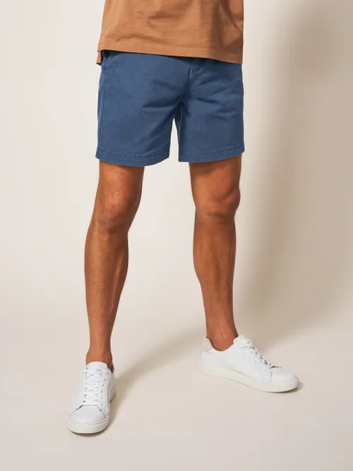 White Stuff Sutton Organic Chino Short - Dark Navy - 30/R Image 2