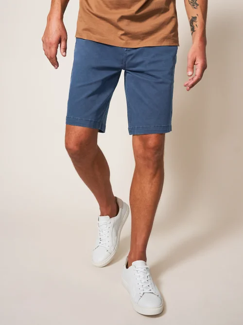 White Stuff Sutton Organic Chino Short - Dark Navy - 30/R Image 3