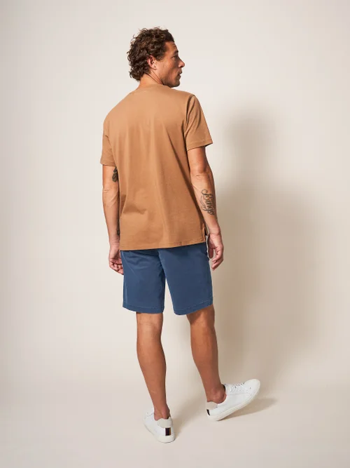 White Stuff Sutton Organic Chino Short - Dark Navy - 30/R Image 4