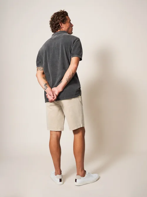 White Stuff Sutton Organic Chino Short - Lgt Nat - 30/R Image 4