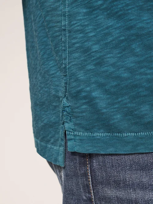 T-Shirt À Manches Courtes Abersoch - Mid Teal - M Image 3