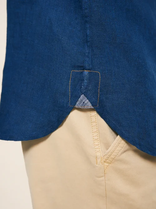 Chemise en lin Pembroke SS - Dark Navy - S Image 4