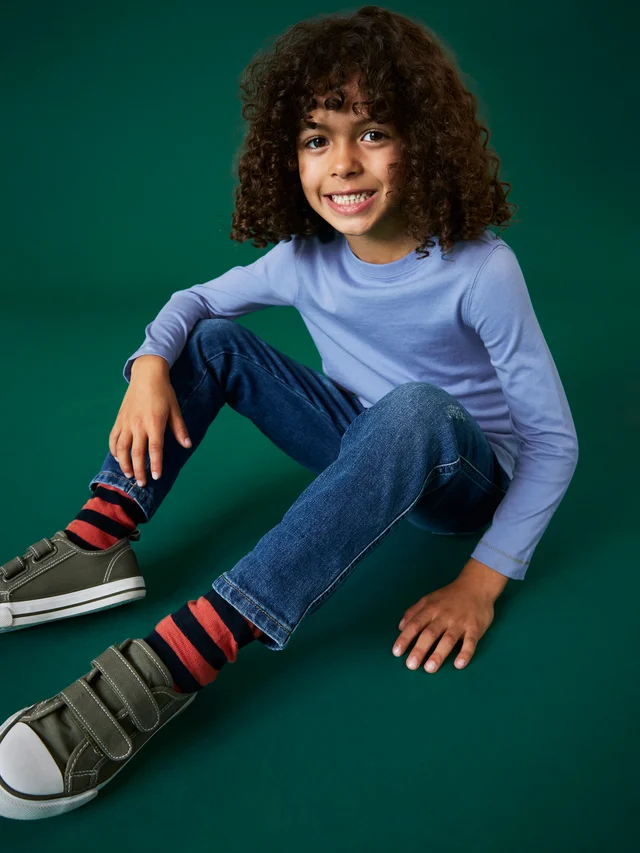 White Stuff Long Sleeve Abersoch T Shirt - Lgt Blue