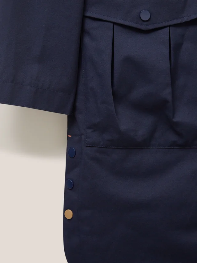 White Stuff Millie Waterproof Coat NAVY_MULTI