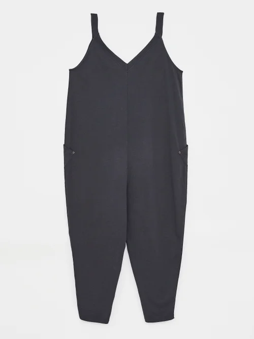 White Stuff Selina Jersey Jumpsuit CHARC_GREY 34 Image 1