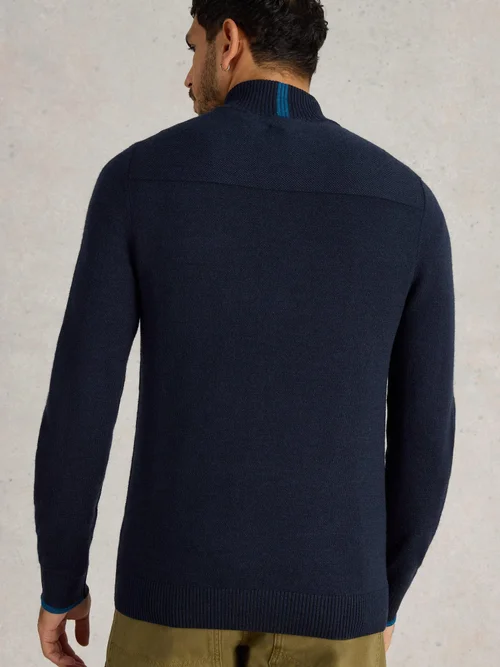 Col Roulé Newport En Laine Mérinos - Dark Navy - L Image 4