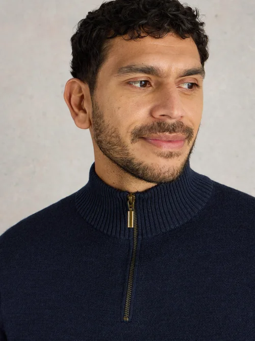Col Roulé Newport En Laine Mérinos - Dark Navy - L Image 3
