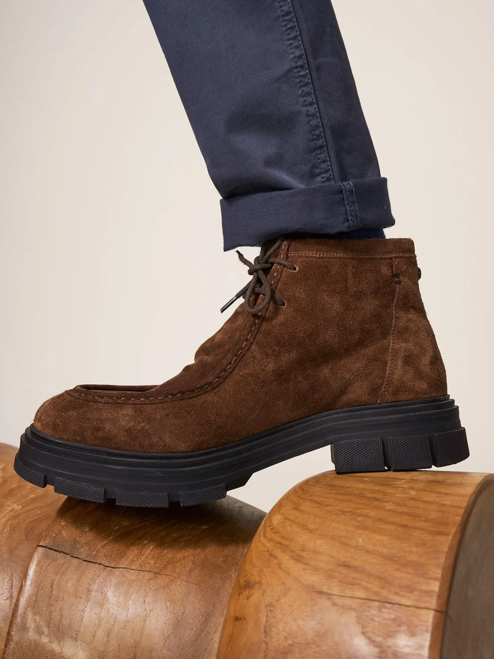 Bottes Wallaby en daim - Dk Brown - 42 Image 1