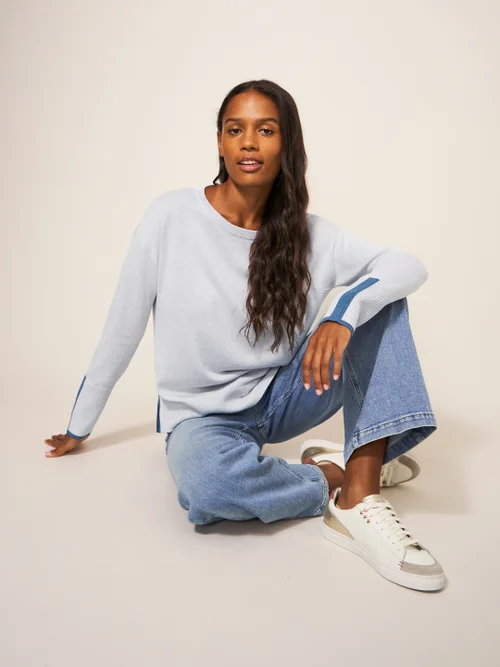 White Stuff OLIVE JUMPER LGT_GREY 40 Image 1