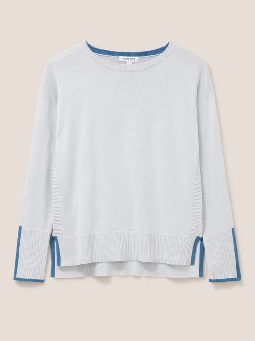 White Stuff OLIVE JUMPER LGT_GREY 40 Image 4