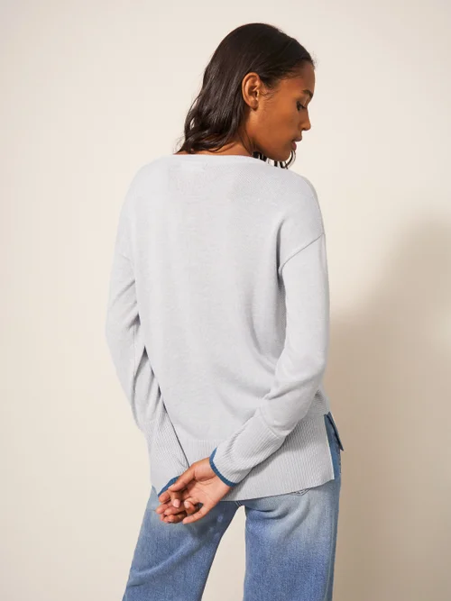 White Stuff OLIVE JUMPER LGT_GREY 40 Image 3