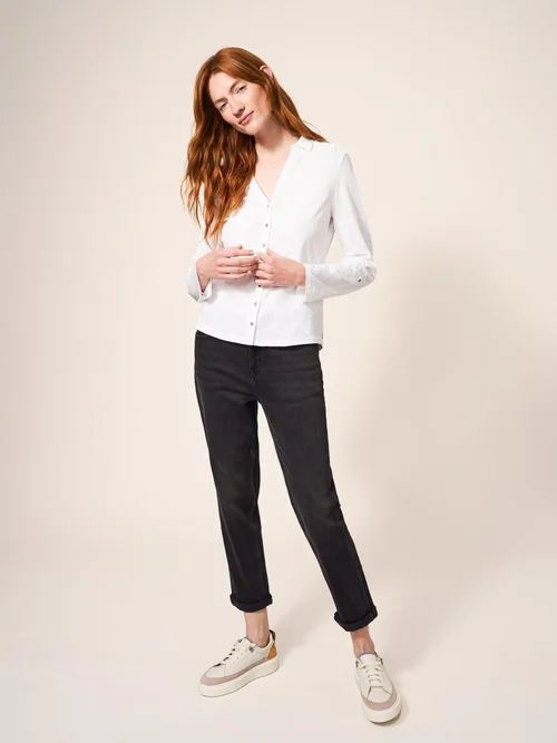 Chemise en jersey Annie - Bril White - 34 Image 2