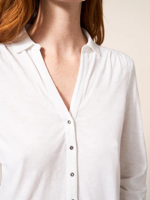 Chemise en jersey Annie - Bril White - 34 Image 3