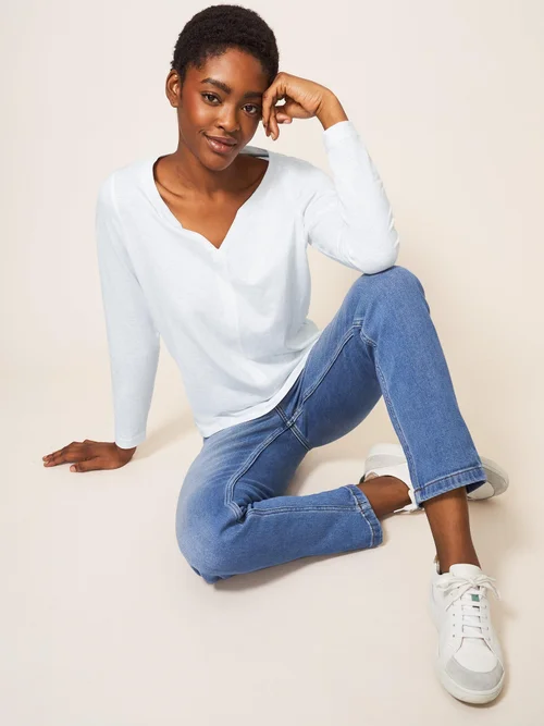 T-Shirt Nelly Ls - Bril White - 34 Image 1