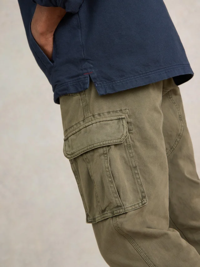 Pantalon cargo en coton biologique Kegworth
