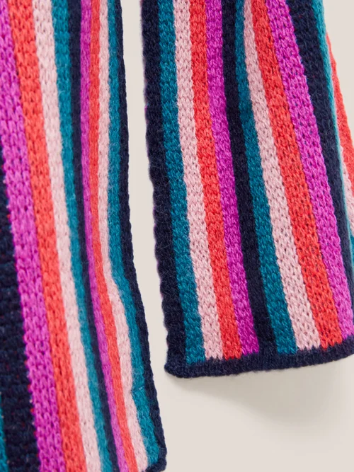 White Stuff Multi Stripe Scarf - Pink Mlt - Einheitsgröße Image 3