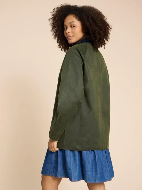 Veste en coton Juniper - Khaki Grn - 44 Image 4