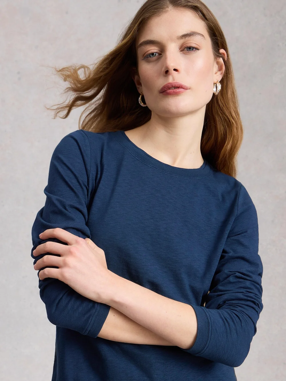 T-Shirt À Manches Longues Clara - Dark Navy - 38 Image 1