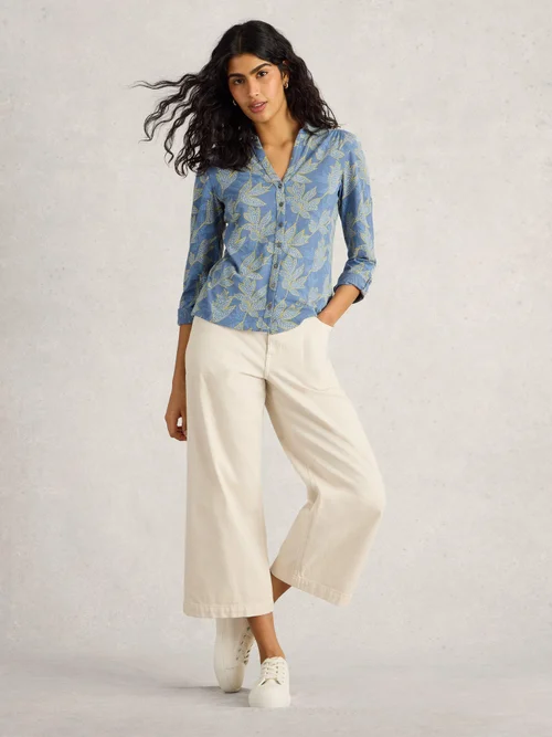 Chemise en jersey Annie - Blue Mlt - 38/R Image 2