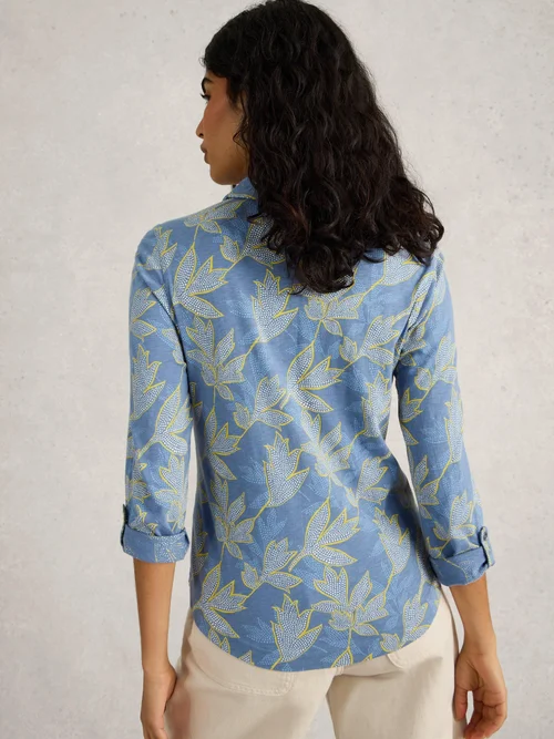 Chemise en jersey Annie - Blue Mlt - 38/R Image 4