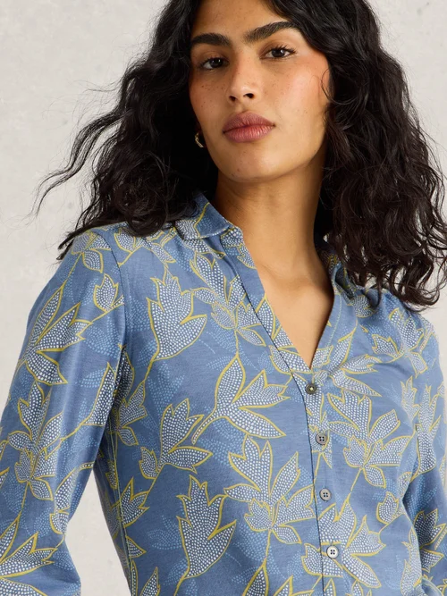 Chemise en jersey Annie - Blue Mlt - 38/R Image 3