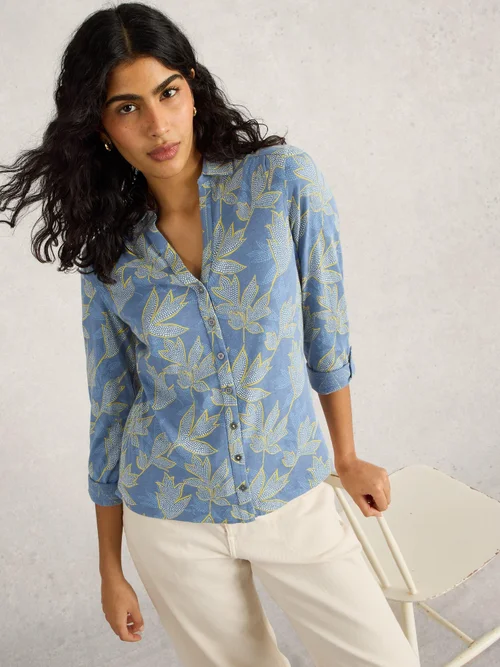 Chemise en jersey Annie - Blue Mlt - 38/R Image 1