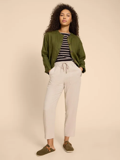 Veste en lin Adele - Dk Green - 38 Image 2