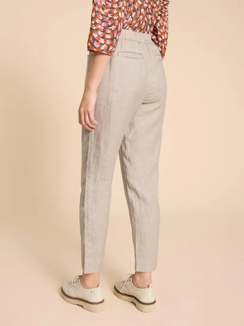Pantalon En Lin Rowena - Lgt Nat - 38/R Image 4