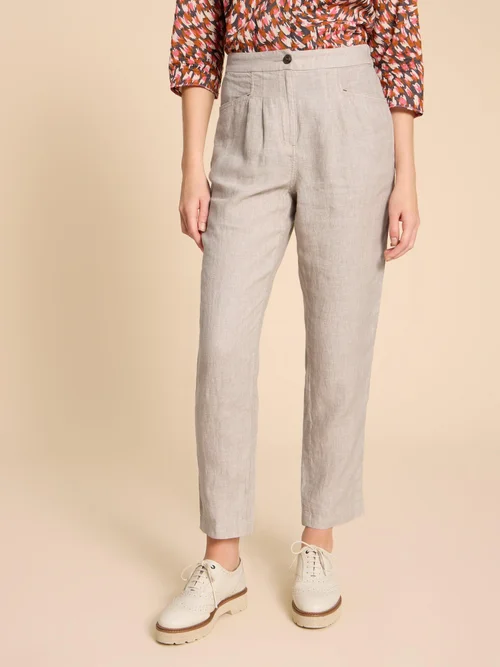 Pantalon En Lin Rowena - Lgt Nat - 40/R Image 2