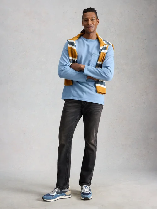 Jean droit Eastwood - Washed Blk - 32/R Image 1