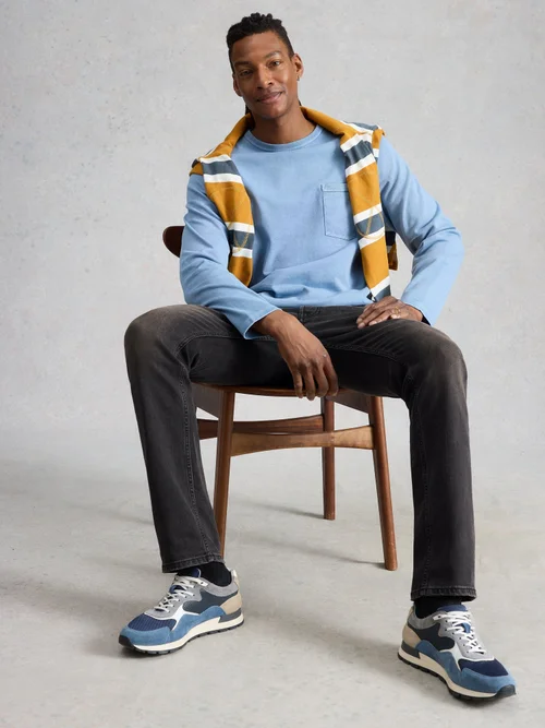 Jean droit Eastwood - Washed Blk - 32/R Image 3