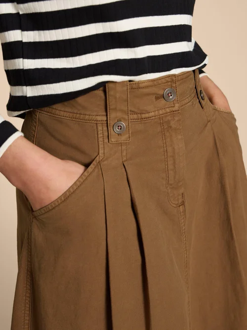 Jupe chino Tara - Mid Tan - 38 Image 3