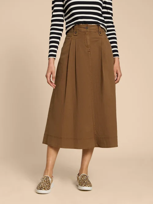Jupe chino Tara - Mid Tan - 38 Image 2