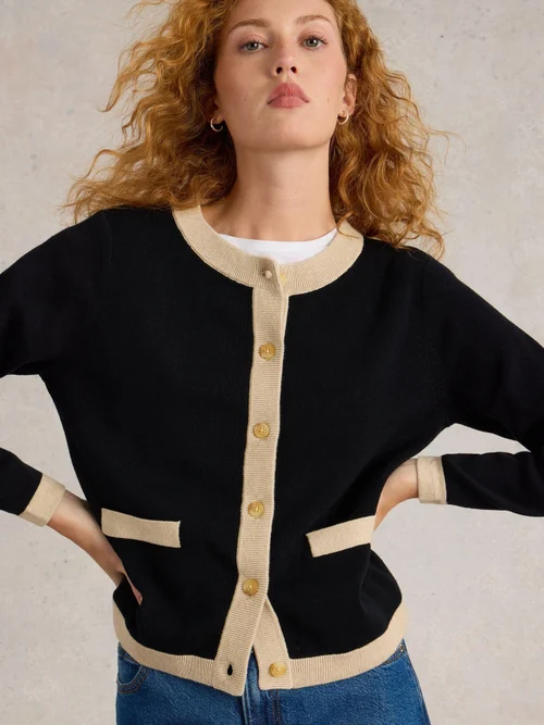 Cardigan Charlotte - Blk Mlt - 40 Image 3