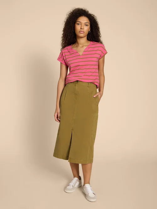 Jupe cargo Carlie - Khaki Grn - 40 Image 1