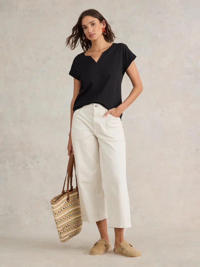 T-Shirt À Encolure En V Nelly