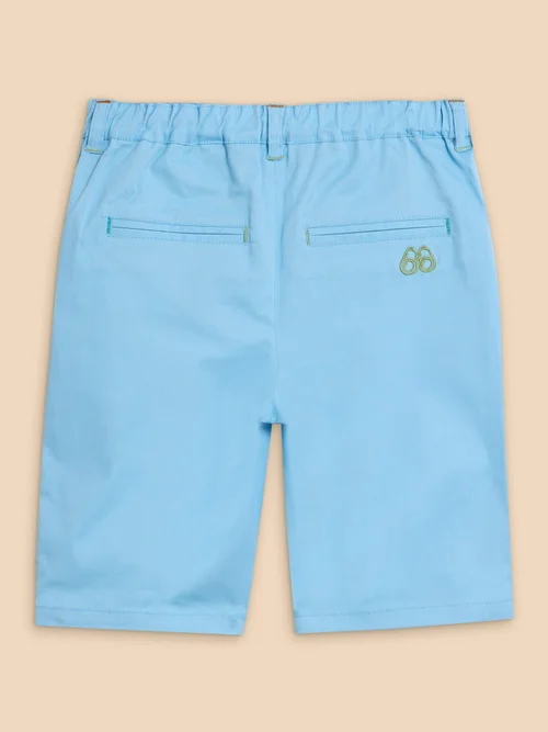 Short chino - Mid Blue - 3-4 Image 3