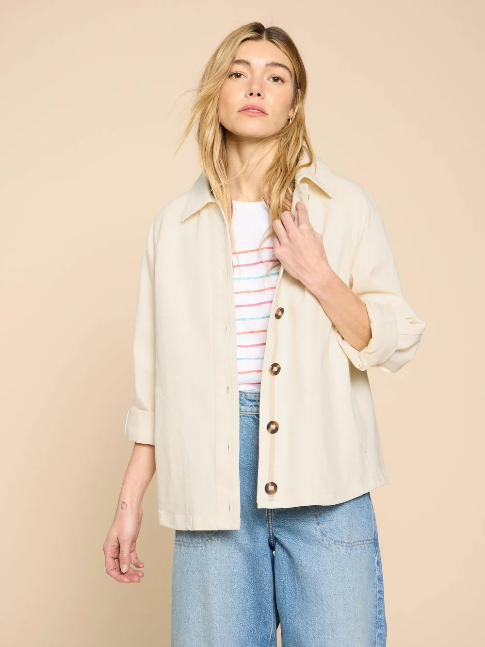 Veste En Denim Eden - Lgt Nat - 38/R Image 1