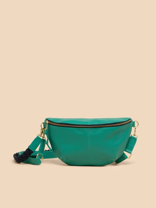 Crossbody-Umhängetasche aus Leder Image 2
